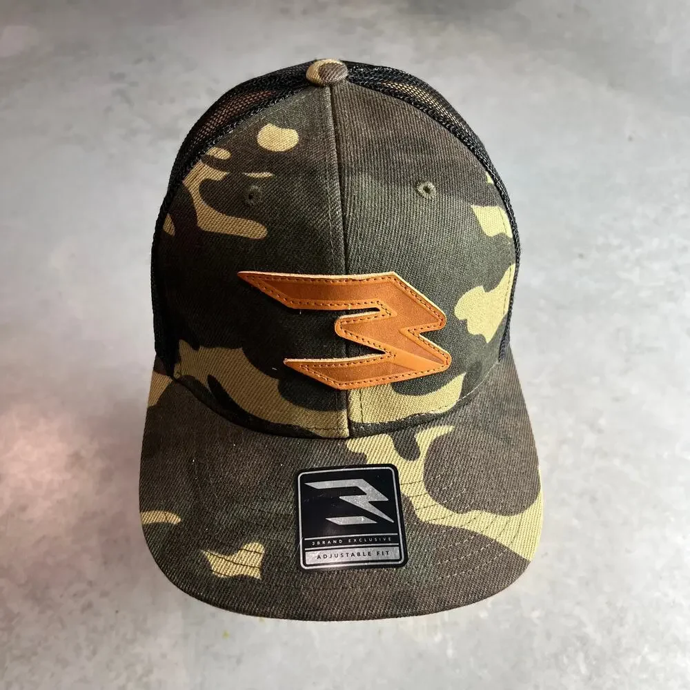 3Brand x Lids Exclusive Camo Trucker Hat Snapback Dangeruss Russell Wilson OS